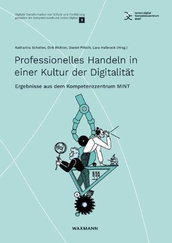 Buchcover und Innenansicht für das Buch: Professionelles Handeln in einer Kultur der Digitalität