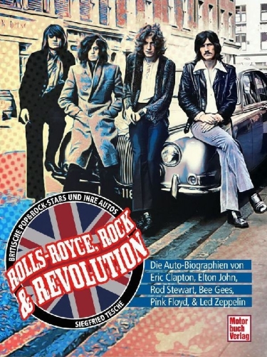 Buchcover und Innenansicht für das Buch: Rolls-Royce, Rock & Revolution