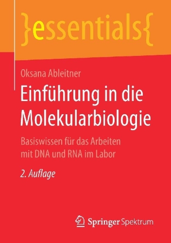 Buchcover und Innenansicht für das Buch: Einführung in die Molekularbiologie