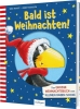 Buchcover und Innenansicht für das Buch: Der kleine Rabe Socke: Bald ist Weihnachten!