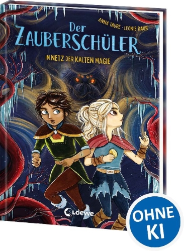 Buchcover und Innenansicht für das Buch: Der Zauberschüler (Band 8) - Im Netz der kalten Magie