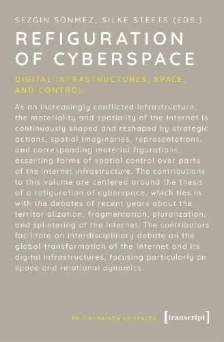 Buchcover und Innenansicht für das Buch: Refiguration of Cyberspace