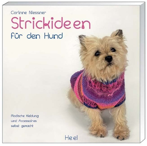 Buchcover und Innenansicht für das Buch: Strickideen für den Hund