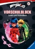 Buchcover und Innenansicht für das Buch: Miraculous - Mein Vorschulblock Lesen und Schreiben