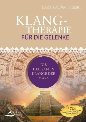 Buchcover und Innenansicht für das Buch: Klangtherapie für die Gelenke