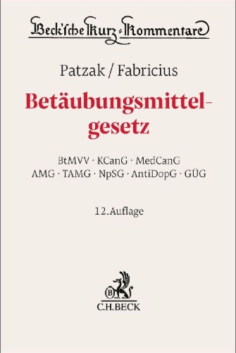 Buchcover und Innenansicht für das Buch: Betäubungsmittelgesetz. BtMG