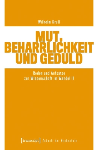 Buchcover und Innenansicht für das Buch: Mut, Beharrlichkeit und Geduld