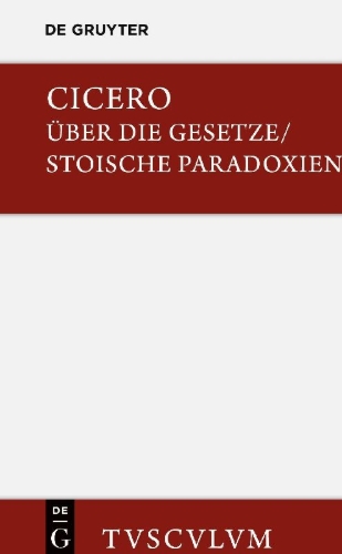 Buchcover und Innenansicht für das Buch: De legibus / Über die Gesetze