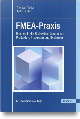 Buchcover und Innenansicht für das Buch: FMEA-Praxis