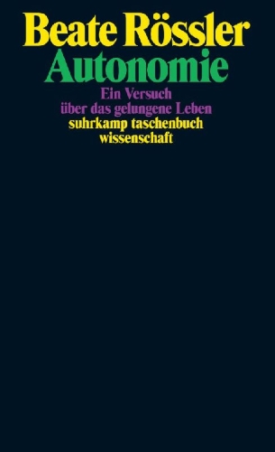 Buchcover und Innenansicht für das Buch: Autonomie