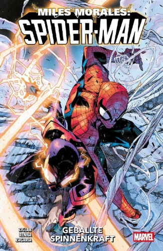 Buchcover und Innenansicht für das Buch: Miles Morales: Spider-Man (2022) #37-#42