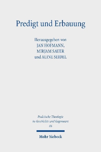 Buchcover und Innenansicht für das Buch: Predigt und Erbauung