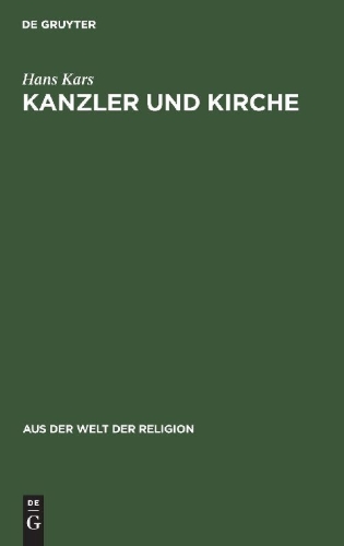 Buchcover und Innenansicht für das Buch: Kanzler und Kirche
