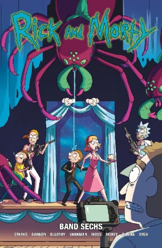 Buchcover und Innenansicht für das Buch: Rick and Morty