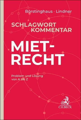 Buchcover und Innenansicht für das Buch: Schlagwortkommentar Mietrecht