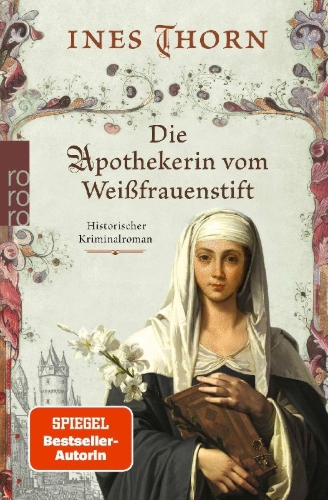 Buchcover und Innenansicht für das Buch: Die Apothekerin vom Weißfrauenstift