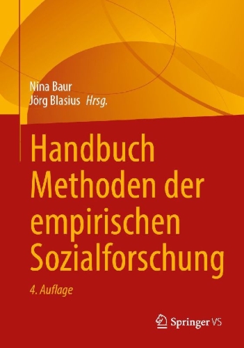 Buchcover und Innenansicht für das Buch: Handbuch Methoden der empirischen Sozialforschung