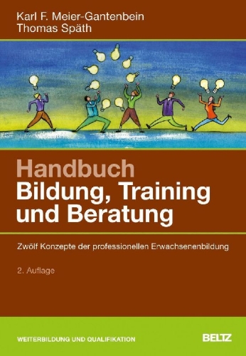 Buchcover und Innenansicht für das Buch: Handbuch Bildung, Training und Beratung