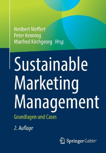 Buchcover und Innenansicht für das Buch: Sustainable Marketing Management