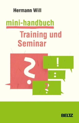Buchcover und Innenansicht für das Buch: Mini-Handbuch Training und Seminar