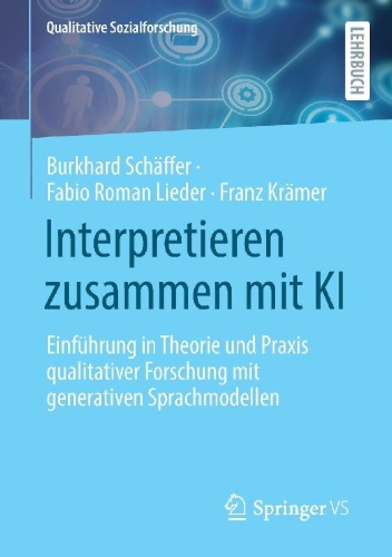 Buchcover und Innenansicht für das Buch: Interpretieren zusammen mit KI