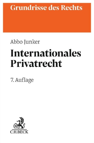 Buchcover und Innenansicht für das Buch: Internationales Privatrecht