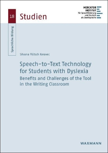 Buchcover und Innenansicht für das Buch: Speech-to-Text Technology for Students with Dyslexia