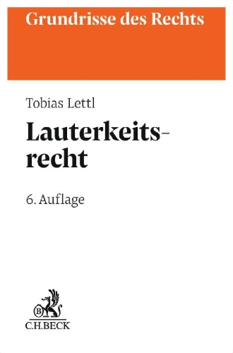 Buchcover und Innenansicht für das Buch: Lauterkeitsrecht