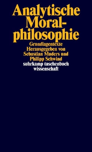 Buchcover und Innenansicht für das Buch: Analytische Moralphilosophie
